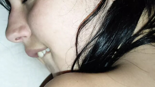 Cum Inside My Teen Best Friend's Tight Pussy At Night